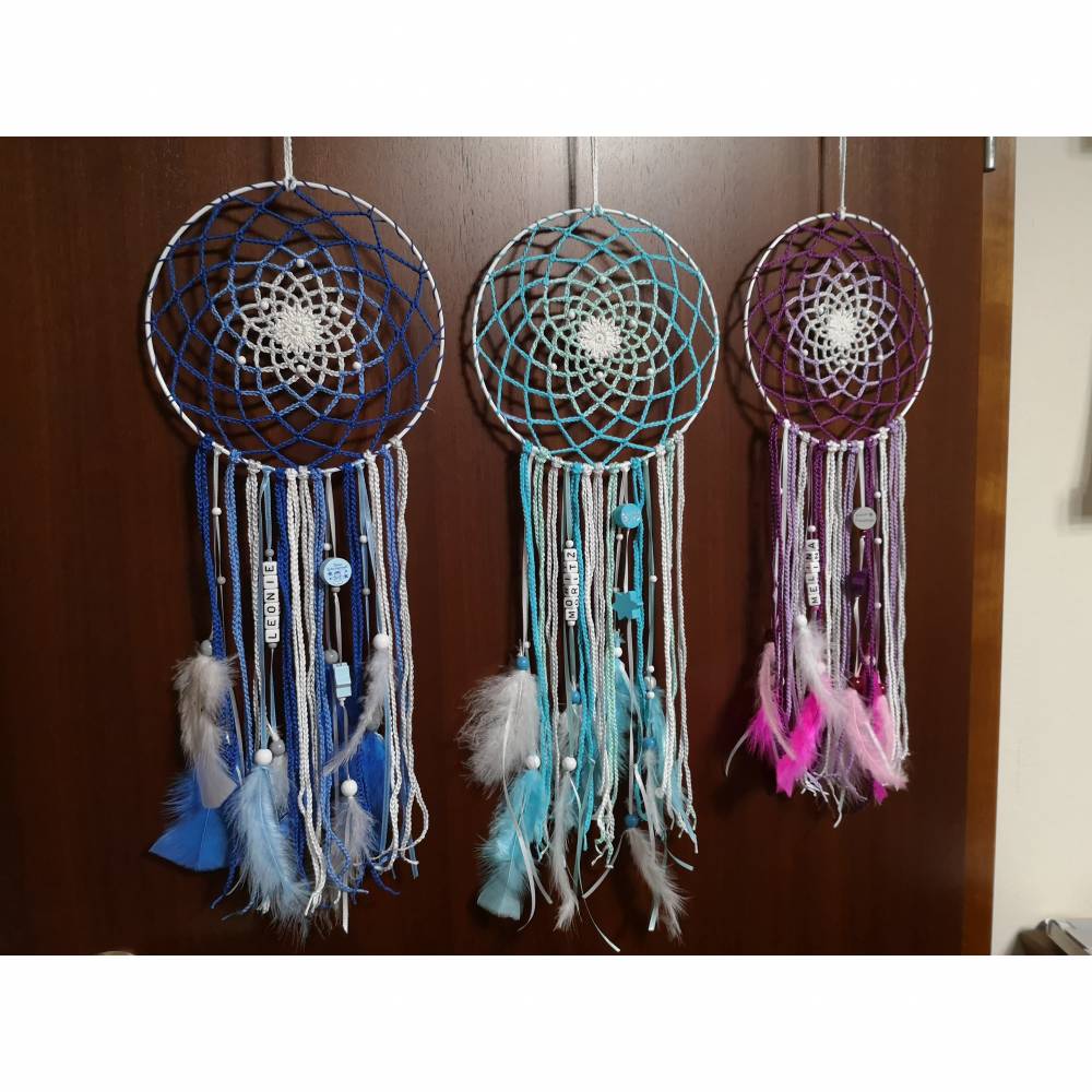 Anleitung  - Traumfänger "Babylove" gehäkelt Bild 1