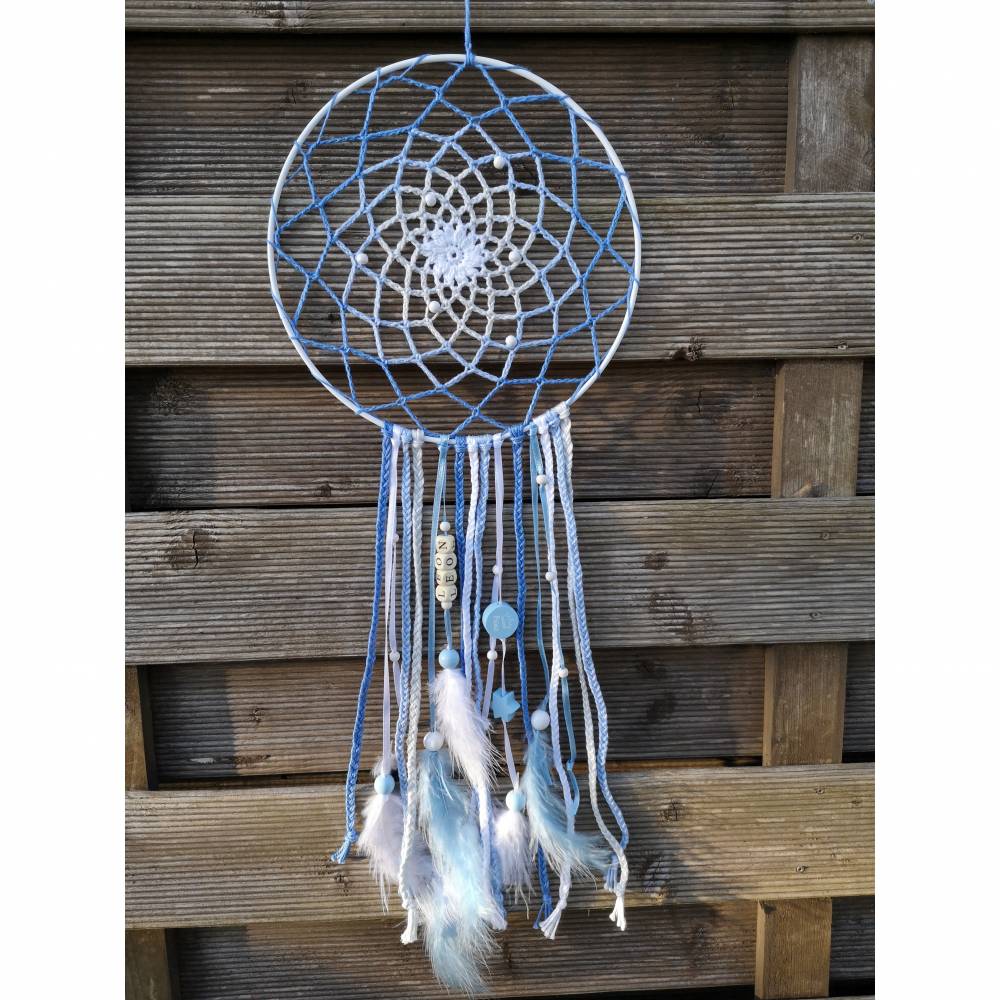 Anleitung  - Traumfänger "Babylove" gehäkelt Bild 4