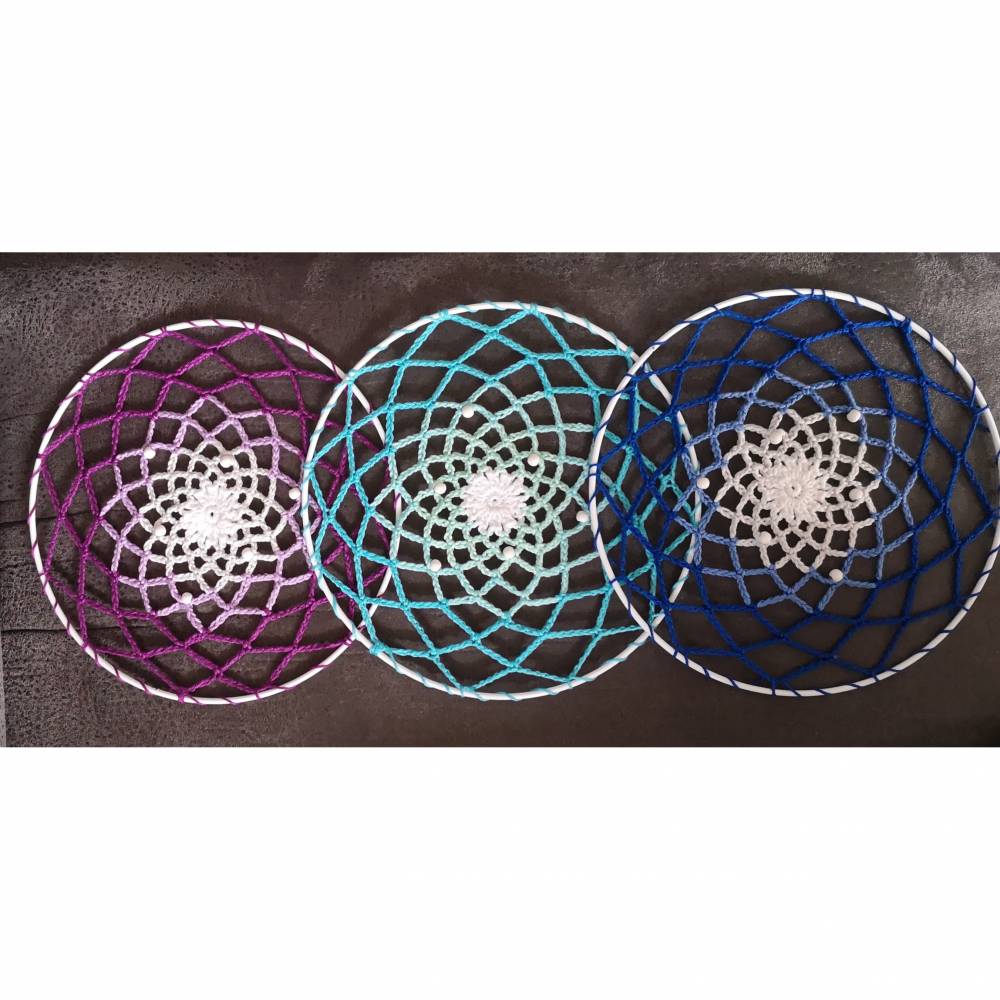 Anleitung  - Traumfänger "Babylove" gehäkelt Bild 5