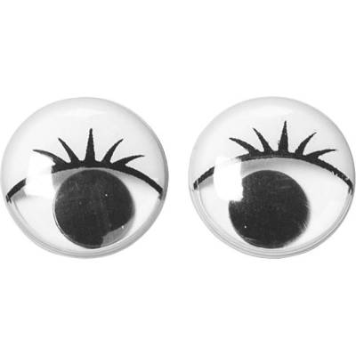 Wackelaugen Ø 15 mm mit Wimpern