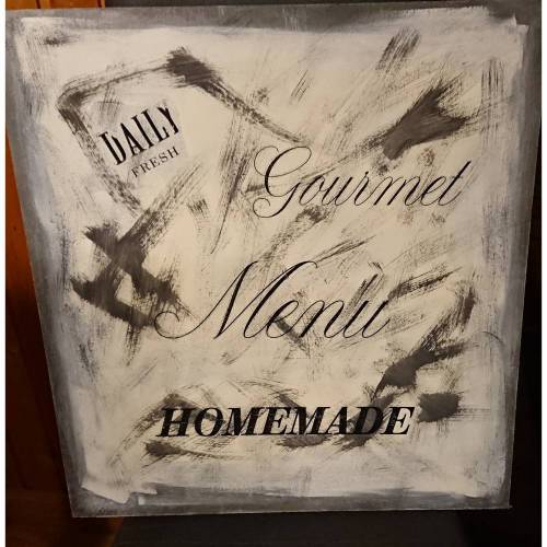 Tolles Bild im Shabby-Look auf Holz