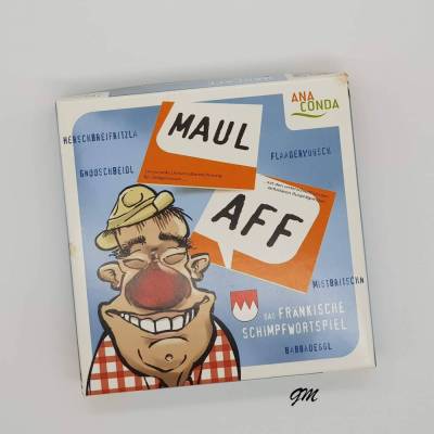 vintage, Kartenspiel, Spiele,  Maulaff - Das fränkische Schimpfwortspiel nach dem Memo-Prinzip,