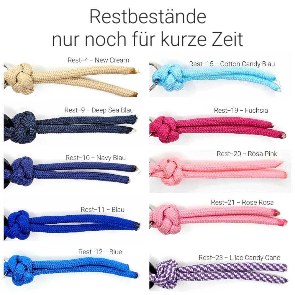 Hundeleine, Leine aus Paracord Verstellbar oder Handschlaufe in  Wunschfarben, verschiedene Lngen erhltlich