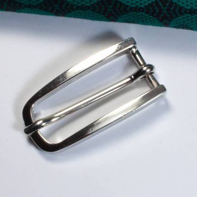 Gürtelschnalle 20mm silberfarben – Schmale, klassische Schnalle für Gürtel & Taschen