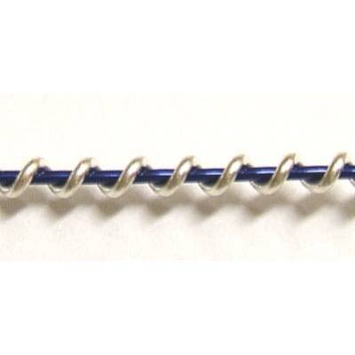 Kordellackdraht Blau-Silber