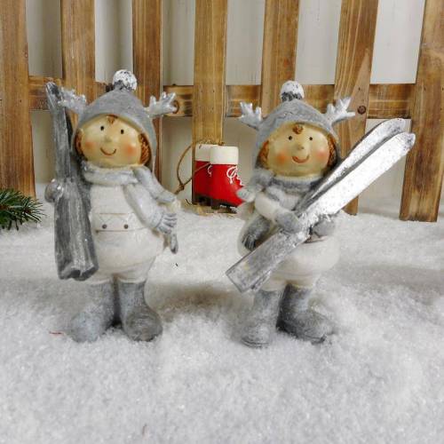 Weihnachtsdeko Skiläufer, Figur, Weihnachten