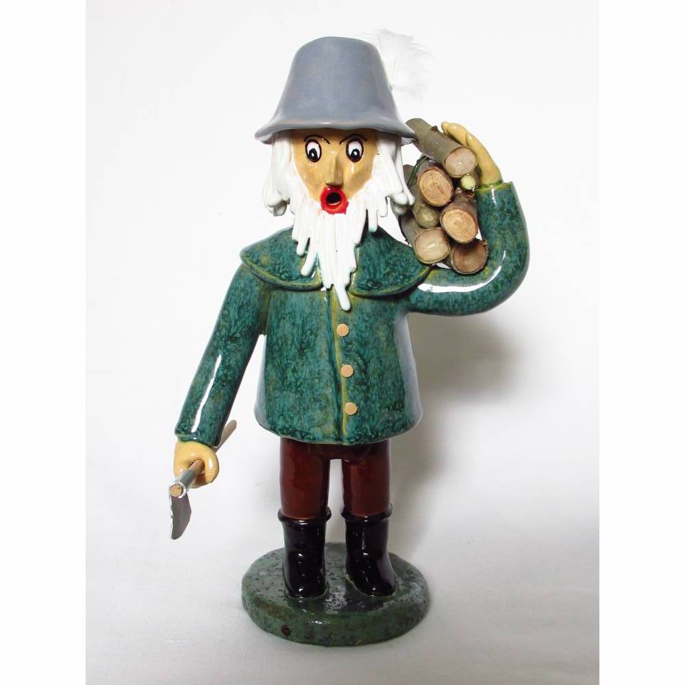 Räuchermann Holzmichel Skulptur Keramik Märchenfigur