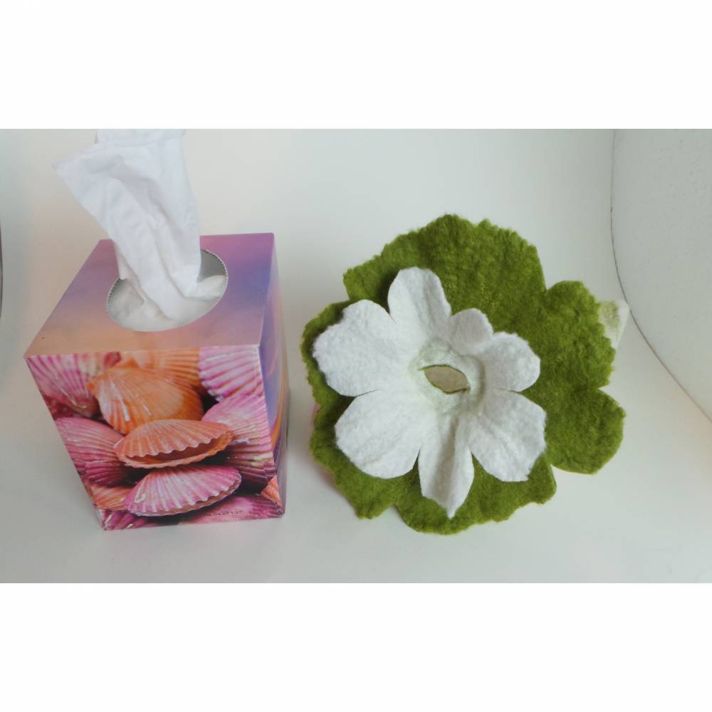 Überzug Kosmetik Box, Taschentuchbehälter, Taschentuch Spender, Taschentuchspender, handgefilzt Papiertaschtücher-Hülle