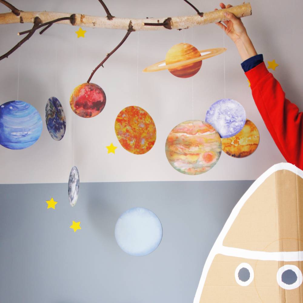 Weltall Bastelbox Bild 4