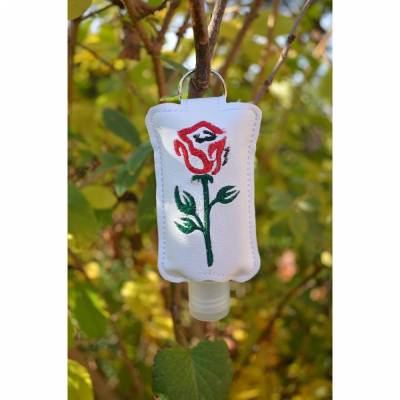 Desinfektionstasche Desinfektionsmitteltasche Anhänger Rose