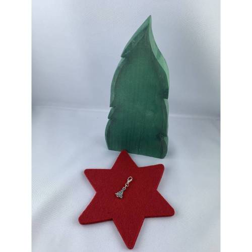 Weihachtsbäumchen * kleiner Tannenbaum * Weihnachtsanhänger * Weihnachtscharm * Charm * Anhänger * Geschenkanhänger * Ad