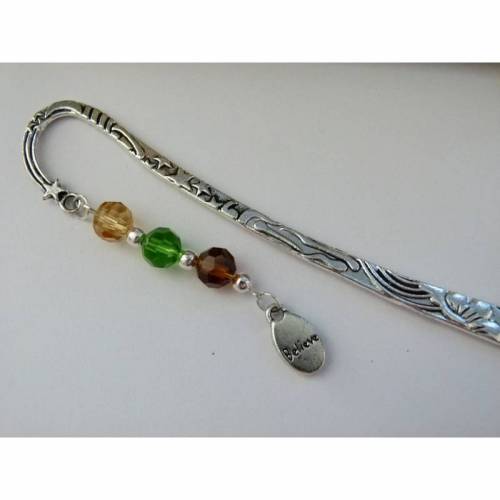 Lesezeichen Metall Silberfarben mit Kristall Beads * Bookmark * Leseratte * Adventskalenderfüllung * Schultütenfüllung *