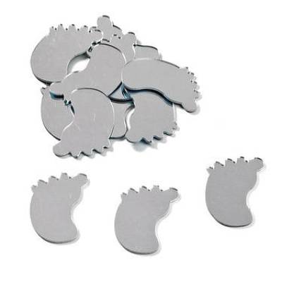 Zierspiegel Fuß mit Klebepunkt