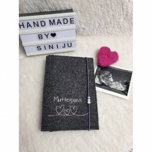 Mutterpasshülle, Mutterpass Hülle personalisiert, Hülle Namen, Schutzhülle Etui, Geschenk für Schwangere