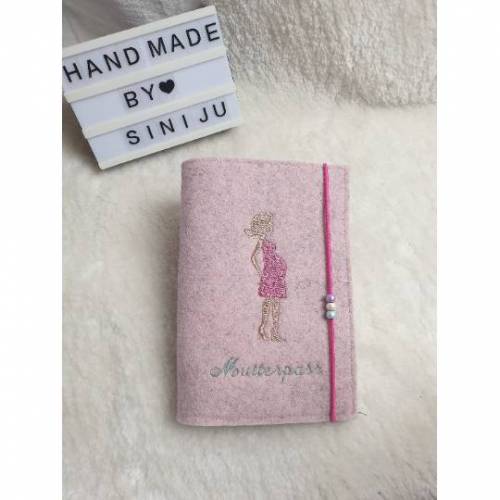 Mutterpasshülle, Mutterpass Hülle personalisiert, Hülle Namen, Schutzhülle Etui, Geschenk für Schwangere