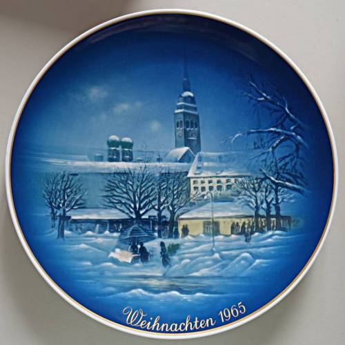 Weihnachts-Jahresteller von Rosenthal, 1965 München