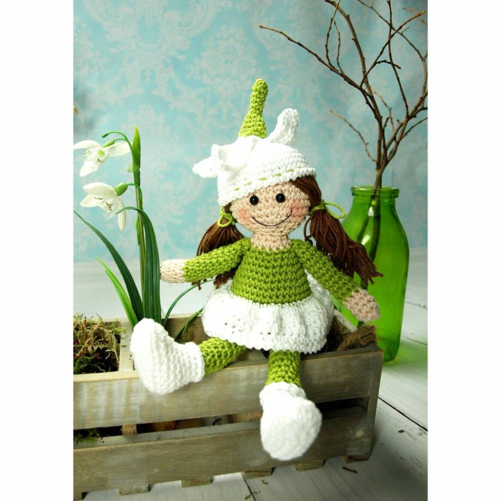 Häkelanleitung Miss Schneeglöckchen - PDF Datei Bild 2