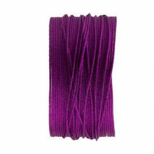 Macrameeband, Satinschnur, 25 Meter, violett, 0.8mm