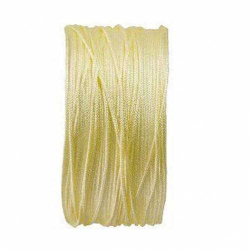 Macrameeband, Satinschnur, Vanille, 0.8mm, 25 Meter