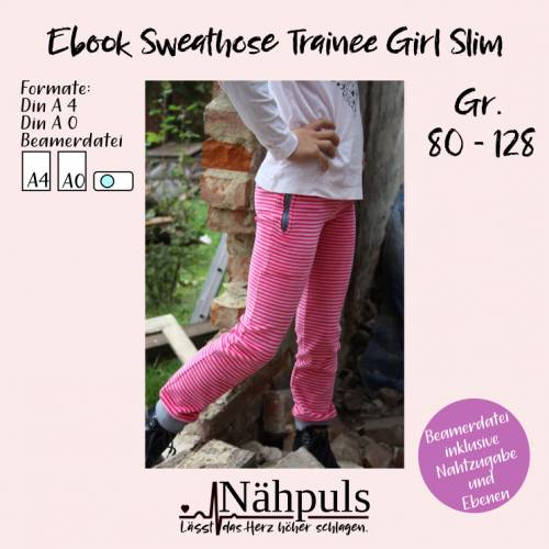 Ebook Jogginghose Trainee Girl slim Gr. 80 bis 128