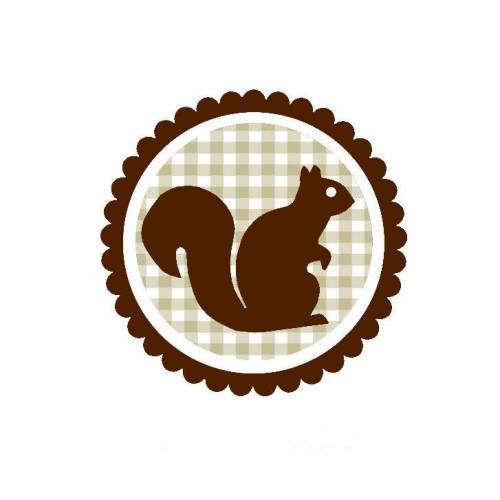 20 Aufkleber / Sticker MOTIV Eichhörnchen