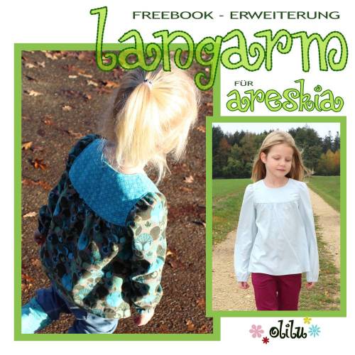 Langer Ärmel für Bluse/Kleid ARESKIA - 74-164 - olilu Schnittmuster