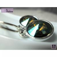 FRUCHTBARE ERDE Ohrringe Funkeln braun grün