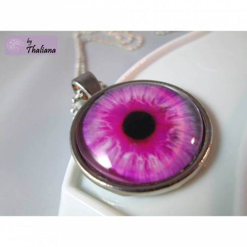 Blick der Zuckerwatte-Elfe rosa Kette romantisch