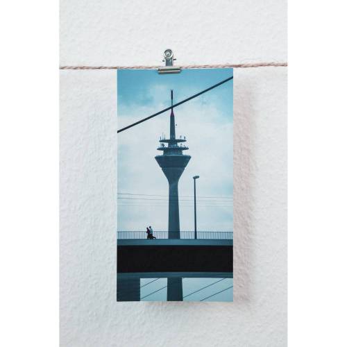 Düsseldorf Fernsehturm XXL Postkarte Fernsehturm 