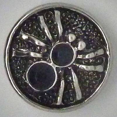 Druckknopf, Spinne mit Strass, 20mm