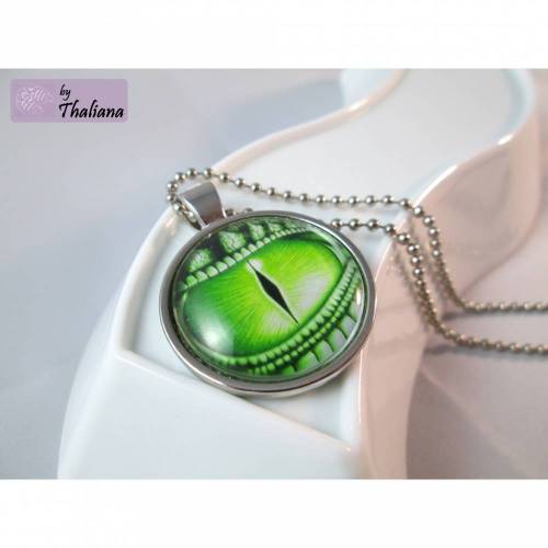 grüne DrachenKette Drachenbegleiterin "Pure" Grün