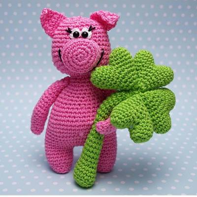 Häkelanleitung Glücksschweinchen - PDF Datei