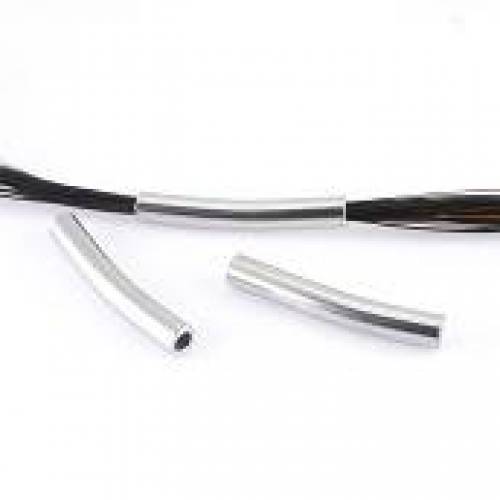 5 gebogene Edelstahl-Rohre, 20mm innen ca 1,7mm -  exklusives Design