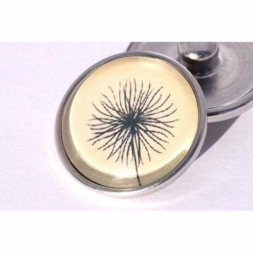 Pusteblume, Wechselknopf, Cabochon, 20mm