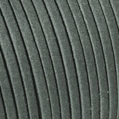 Veloursband, Wildlederoptik, flach, dunkelgrau, 5 Meter