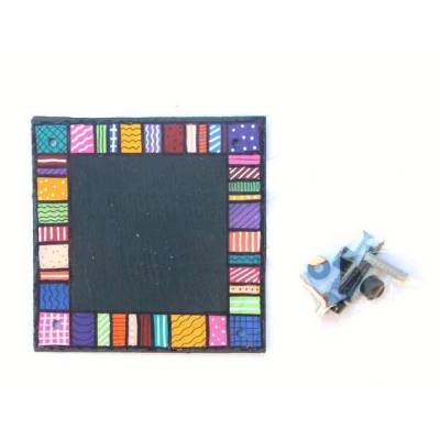 Montageset Befestigungsmaterial für unsere Schiefertürschilder mit 4 Bohrungen