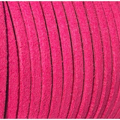 Velours Band, Kunstleder, kamelie, 3mm, 5 Meter