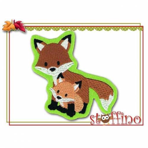 Fuchs Applikation  Aufnäher