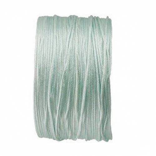 Macrameeband, Satinschnur, Mint, 0.8mm, 25 Meter