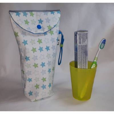 Zahnputztasche für Jungen, Zahnputzbeutel, Zahnpflegebeutel, Kosmetikbeutel