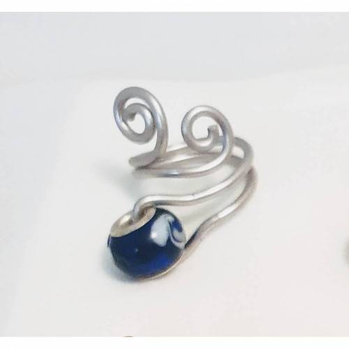 Ring Schnörkel in Silber