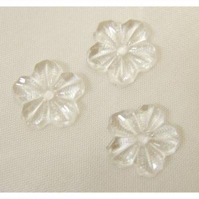 See-thru Stones - durchsichtige Steine - Blume 12 mm