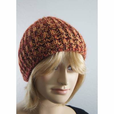 Strickmütze/Wollmütze/Handarbeit bunt