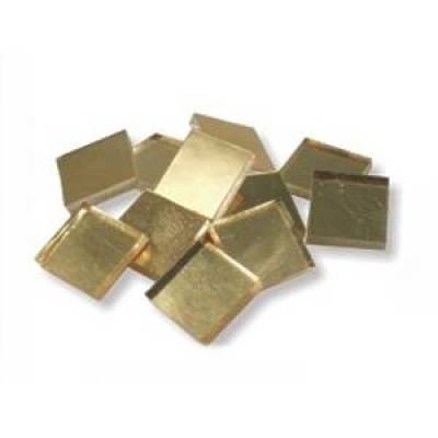 Venezianisches Goldmosaik, Gelbgold glatt