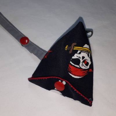 Schnullertasche mit Druckknopf, Pyramidentasche