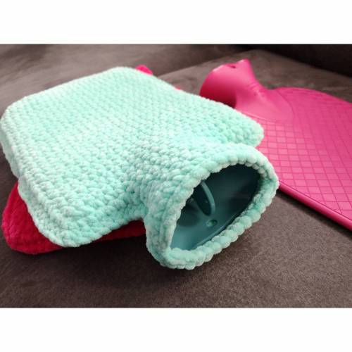 Anleitung  - Wärmflaschen - Mäntelchen gehäkelt