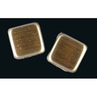 Edelstahl-Mosaik, 15x15 mm Goldoptik