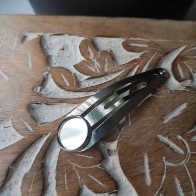 zwei Haarklammern Cabochon silberfarbe mit eigenen Bild personalisiert