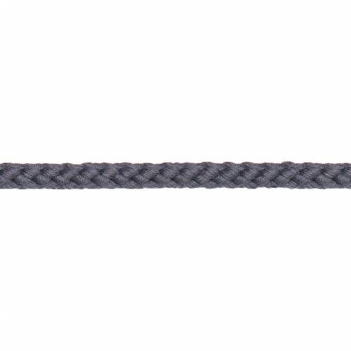 Bademantelkordel 8mm anthrazit Baumwolle
