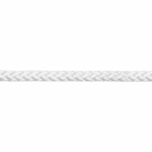 Bademantelkordel 8mm weiss Baumwolle